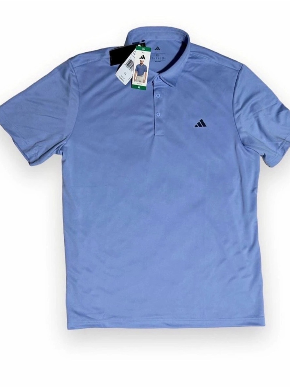 adidas Men's Golf Polo Shirt Blue XL